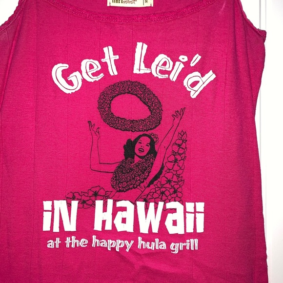 Tops Pink Get Leid In Hawaii Top Poshmark